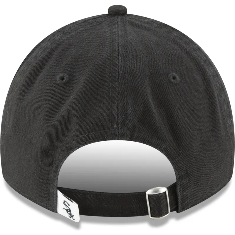 petten-gebogen-zwart-verstelbare-band-9twenty-core-classic-van-chicago-white-sox-mlb-van-new-era