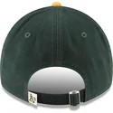 verstellbare-grun-gelbe-9twenty-core-classic-kappe-mit-gebogenem-schirm-der-oakland-athletics-mlb-von-new-era