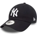 casquette-courbee-bleue-marine-ajustable-9twenty-league-essential-new-york-yankees-mlb-new-era