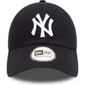 casquette-courbee-bleue-marine-ajustable-9twenty-league-essential-new-york-yankees-mlb-new-era