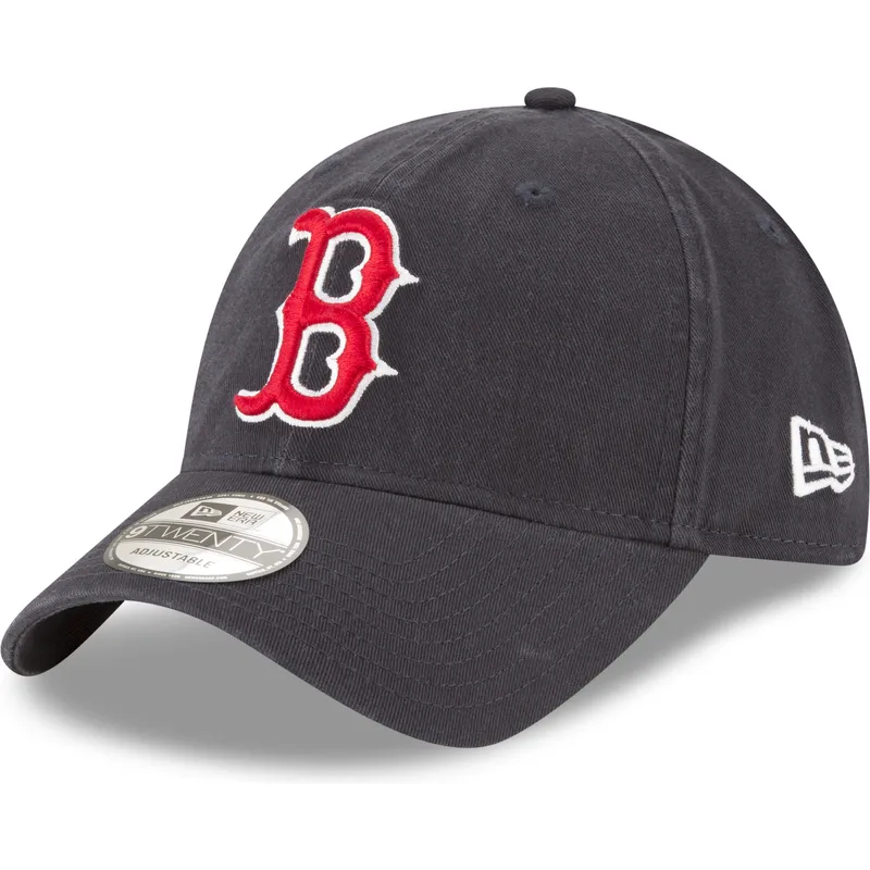 cappellino-curvo-blu-marino-regolabile-9twenty-core-classic-dei-boston-red-sox-mlb-di-new-era
