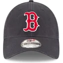 casquette-courbee-bleue-marine-ajustable-9twenty-core-classic-boston-red-sox-mlb-new-era