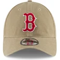 gorra-curva-marron-claro-ajustable-con-logo-rojo-9twenty-core-classic-de-boston-red-sox-mlb-de-new-era