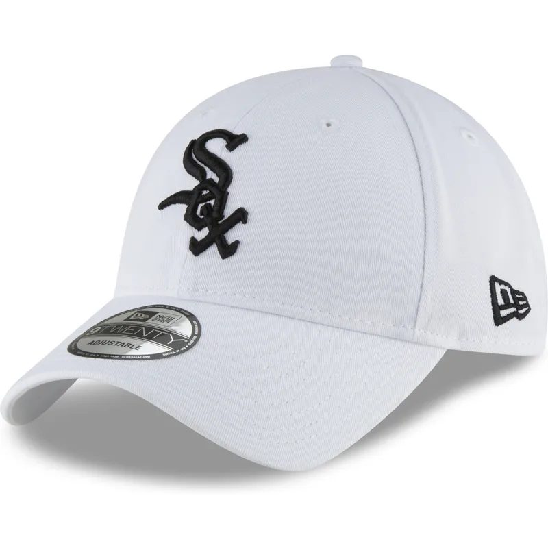 petten-gebogen-wit-verstelbaar-9twenty-core-classic-van-chicago-white-sox-mlb-van-new-era