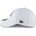 casquette-courbee-blanche-ajustable-avec-logo-noir-9twenty-core-classic-chicago-white-sox-mlb-new-era