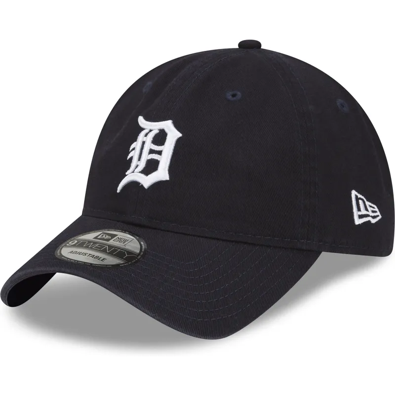 petten-gebogen-marineblauw-verstelbaar-9twenty-core-classic-van-detroit-tigers-mlb-van-new-era