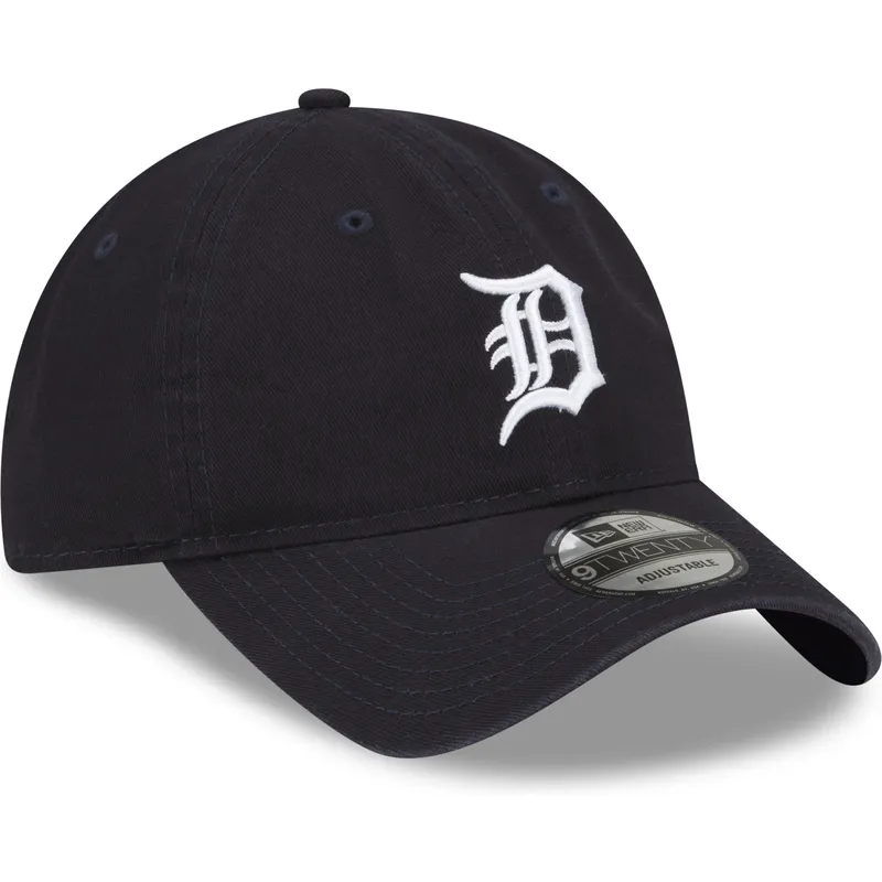 petten-gebogen-marineblauw-verstelbaar-9twenty-core-classic-van-detroit-tigers-mlb-van-new-era