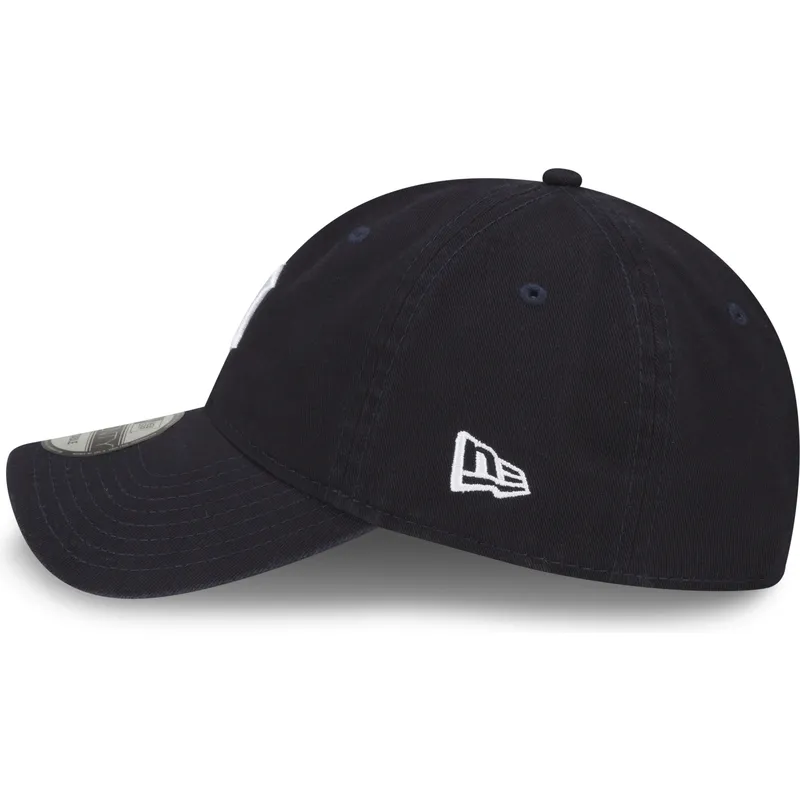 petten-gebogen-marineblauw-verstelbaar-9twenty-core-classic-van-detroit-tigers-mlb-van-new-era