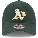 casquette-courbee-verte-ajustable-9twenty-core-classic-oakland-athletics-mlb-new-era