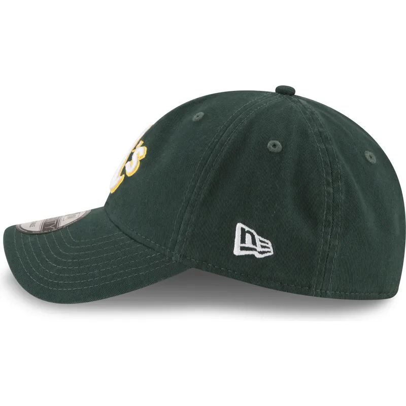 petten-gebogen-groen-verstelbare-band-9twenty-core-classic-van-oakland-athletics-mlb-van-new-era