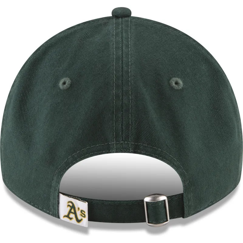 petten-gebogen-groen-verstelbare-band-9twenty-core-classic-van-oakland-athletics-mlb-van-new-era