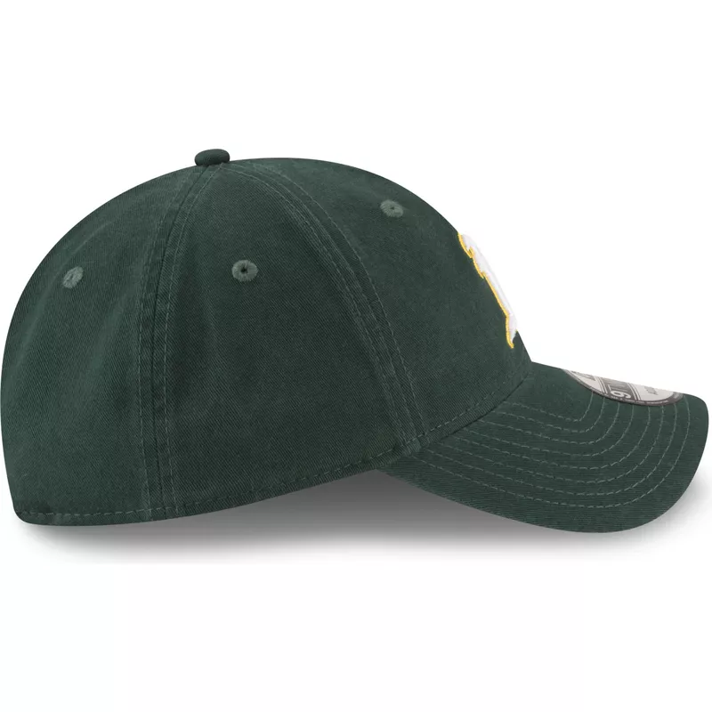 New Era Men's Green Oakland Athletics Logo Replica Core Classic 9TWENTY Adjustable Hat - Green