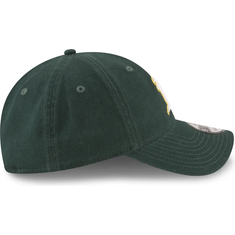 petten-gebogen-groen-verstelbare-band-9twenty-core-classic-van-oakland-athletics-mlb-van-new-era