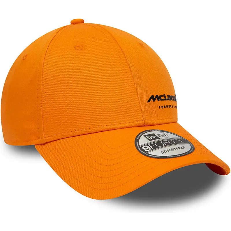 petten-gebogen-oranje-snapback-9forty-flawless-van-mclaren-racing-formula-1-van-new-era