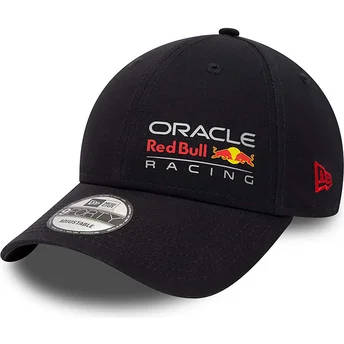 Cappellino visiera curva blu navy snapback 9FORTY Essential di Red Bull Racing Formula 1 di New Era