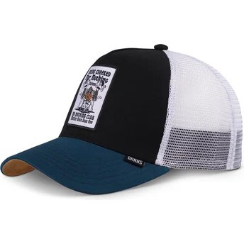 Casquette trucker noire, blanche et bleue Being Cheered HFT Djinns