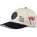 gorra-curva-beige-y-azul-marino-ajustable-anniversary-truefit-de-djinns