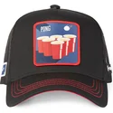 petten-gebogen-zwart-snapback-be1-beer-pong-cocktails-van-capslab