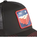 petten-gebogen-zwart-snapback-beer-pong-cocktails-van-capslab