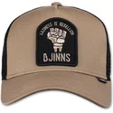 beige-og-sort-trucker-kasket-rebellion-hft-fra-djinns