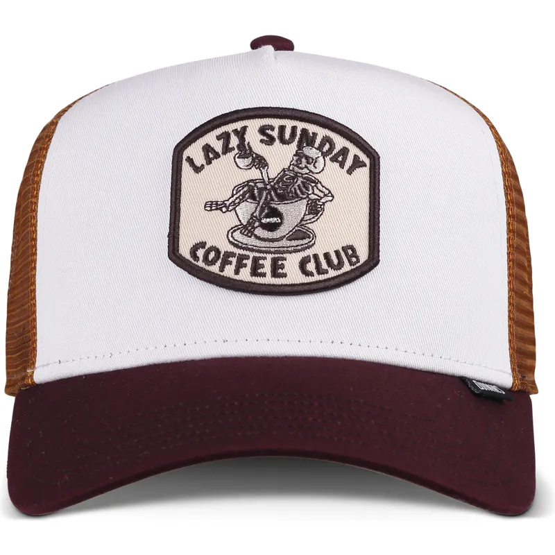 petten-gebogen-meerkleurig-snapback-marron-coffee-club-hft-van-djinns