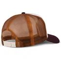 casquette-trucker-blanche-marron-et-grenat-coffee-club-hft-djinns