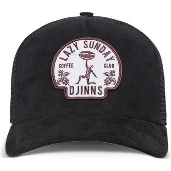 Casquette trucker noire Lazy Classic HFT Djinns