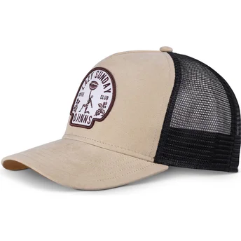 Beige og sort Lazy Classic HFT trucker kasket fra Djinns