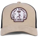 casquette-trucker-beige-et-noire-lazy-classic-hft-djinns