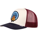 beige-rote-und-blaue-trucker-cap-food-peace-pizza-hft-von-djinns