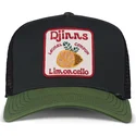 casquette-trucker-noire-et-verte-food-limoncello-hft-djinns