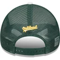 gorra-trucker-blanca-y-verde-9forty-a-frame-circle-de-oakland-athletics-mlb-de-new-era