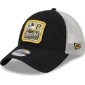 casquette-trucker-noire-et-blanche-9twenty-stripe-pittsburgh-pirates-mlb-new-era