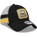 casquette-trucker-noire-et-blanche-9twenty-stripe-pittsburgh-pirates-mlb-new-era