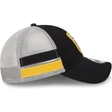 casquette-trucker-noire-et-blanche-9twenty-stripe-pittsburgh-pirates-mlb-new-era