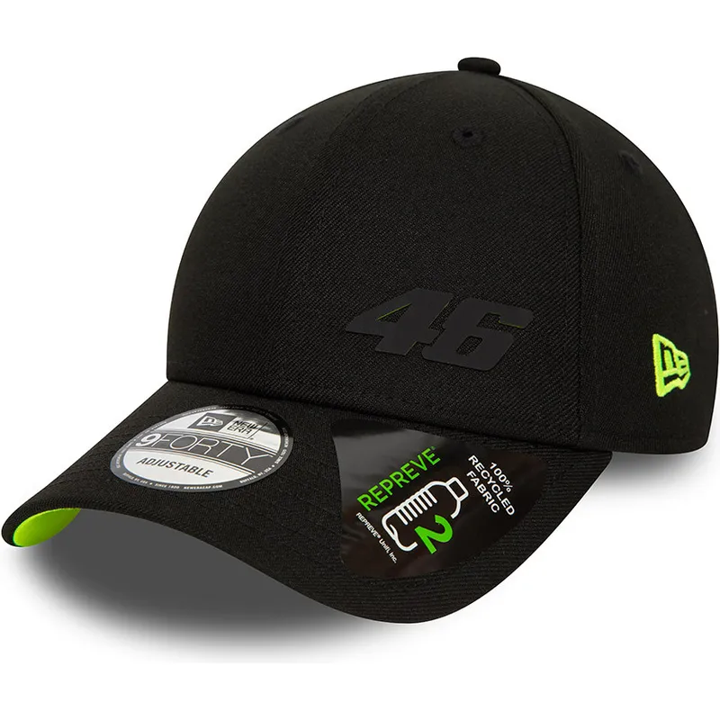 petten-gebogen-zwart-verstelbaar-9forty-repreve-van-valentino-rossi-vr46-motogp-van-new-era petten-gebogen-zwart-verstelbaar-9forty-repreve-van-valentino-rossi-vr46-motogp-van-new-era