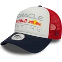 gorra-trucker-blanca-roja-y-azul-marino-9forty-a-frame-colour-block-de-red-bull-racing-formula-1-de-new-era