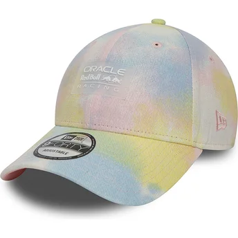 Casquette courbée multicolore snapback 9FORTY Tie Dye Denim Red Bull Racing Formula 1 New Era