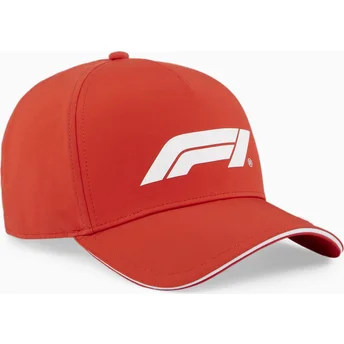 Casquette courbée rouge snapback BB Formula 1 Puma