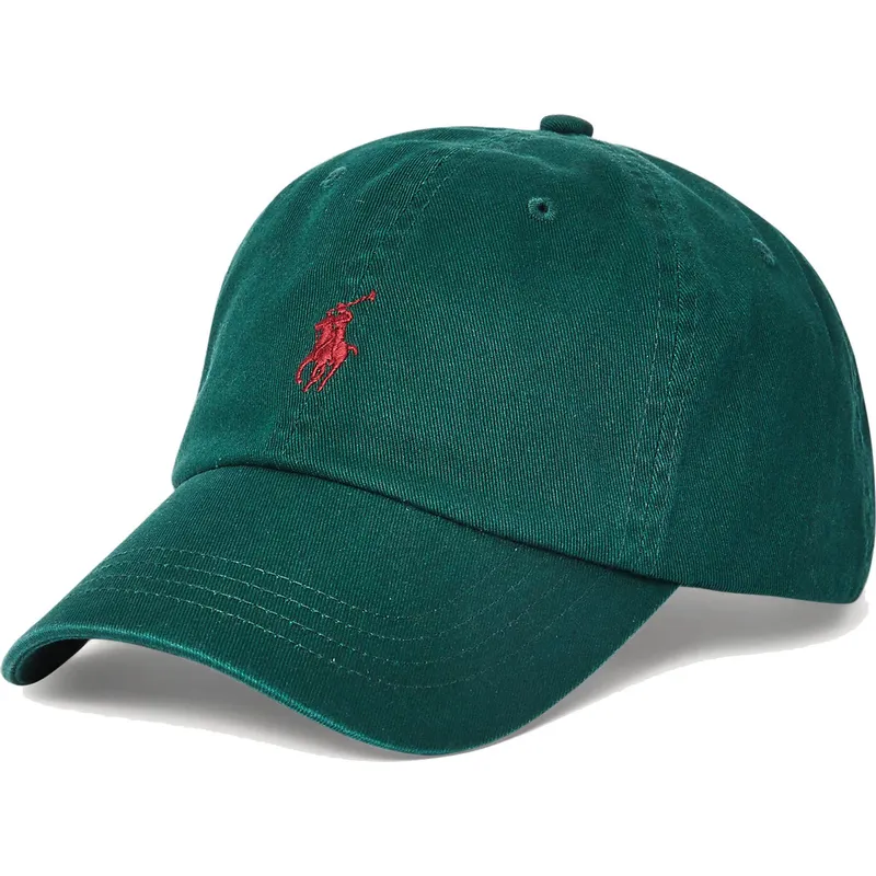 petten-gebogen-groen-verstelbare-band-van-polo-ralph-lauren