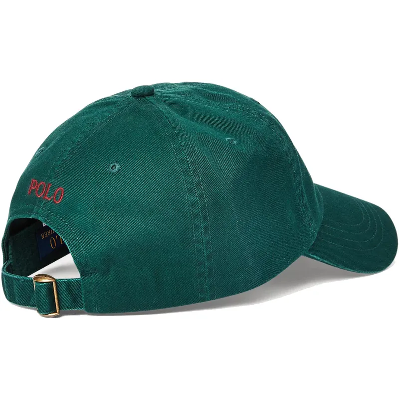 petten-gebogen-groen-verstelbare-band-van-polo-ralph-lauren