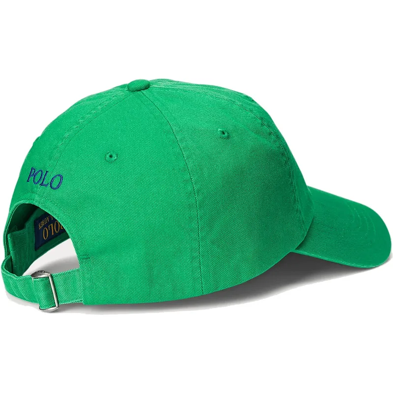 petten-gebogen-groen-verstelbaar-cotton-chino-classic-sport-van-polo-ralph-lauren