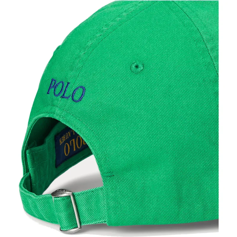 petten-gebogen-groen-verstelbaar-cotton-chino-classic-sport-van-polo-ralph-lauren