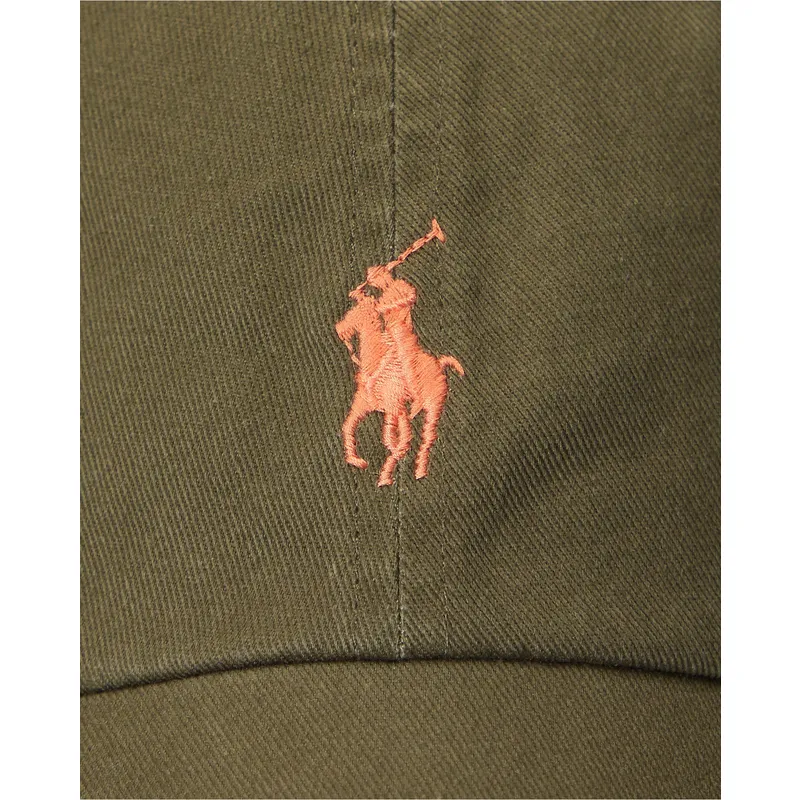 cappellino-curvo-verde-regolabile-con-logo-arancione-cotton-chino-classic-sport-di-polo-ralph-lauren