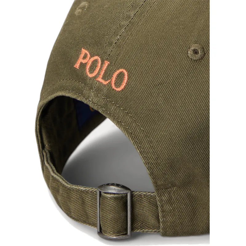 cappellino-curvo-verde-regolabile-con-logo-arancione-cotton-chino-classic-sport-di-polo-ralph-lauren