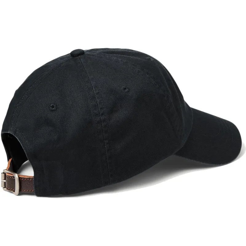 petten-gebogen-zwart-verstelbaar-chino-classic-sport-script-van-polo-ralph-lauren