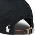 casquette-courbee-noire-ajustable-chino-classic-sport-script-polo-ralph-lauren