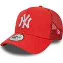 new-era-a-frame-league-essential-new-york-yankees-mlb-red-trucker-hat