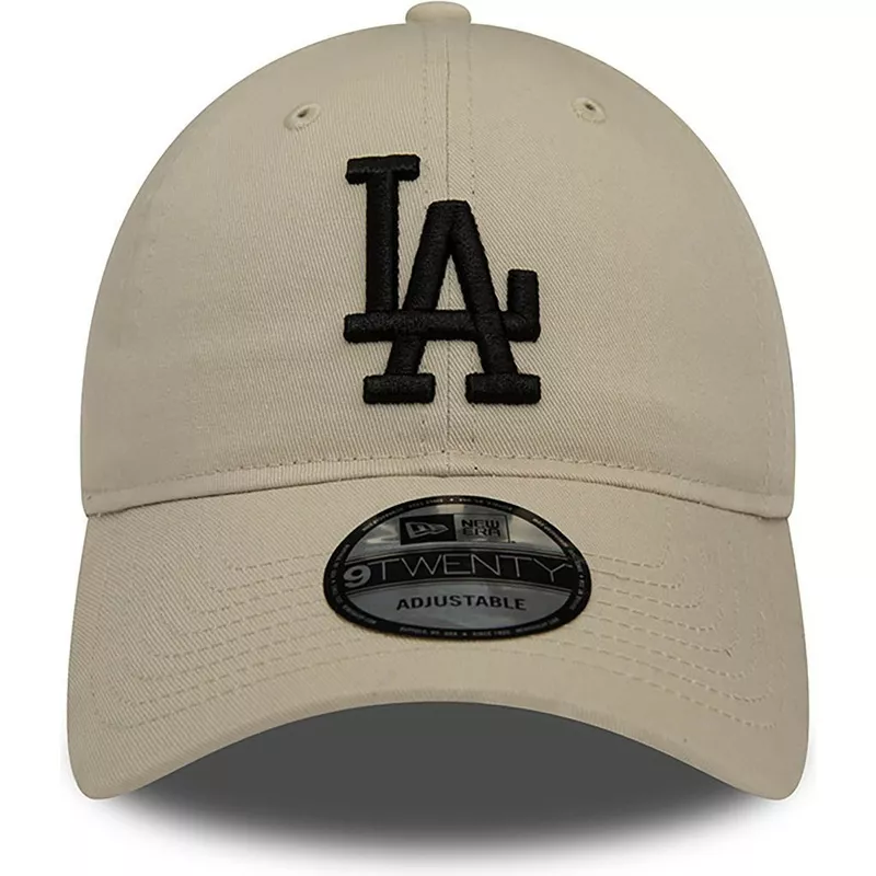 Gorra curva negra ajustable 9FORTY Essential de Los Angeles Dodgers MLB de  New Era