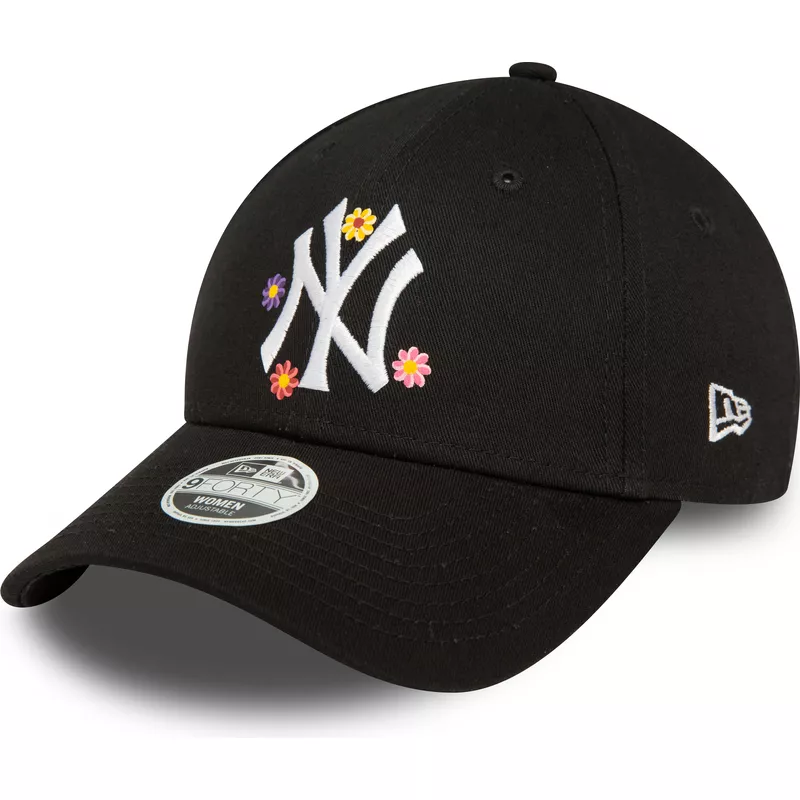 Gorra curva beige ajustable para mujer 9FORTY Hypertexture de New York  Yankees MLB de New Era
